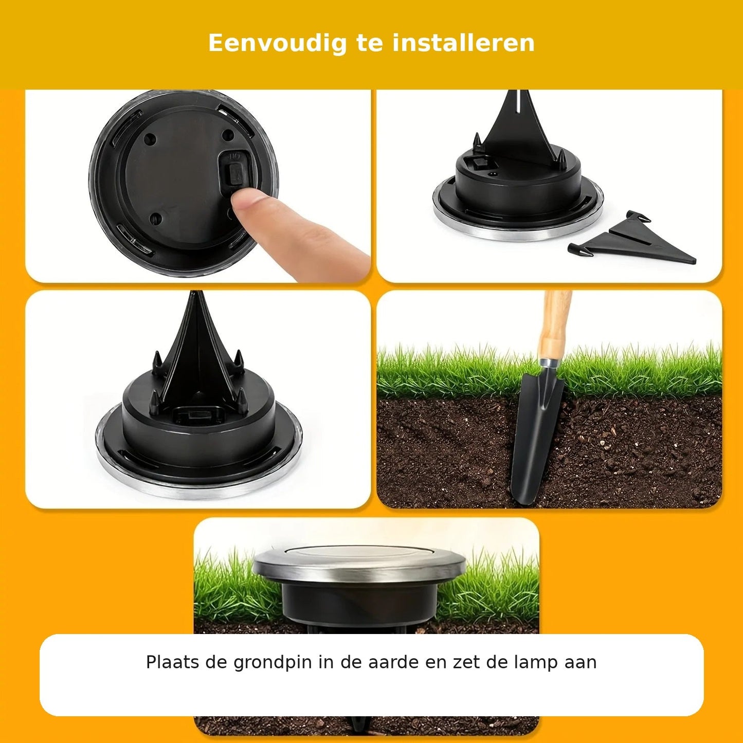 Zonverlichte Tuinlampjes