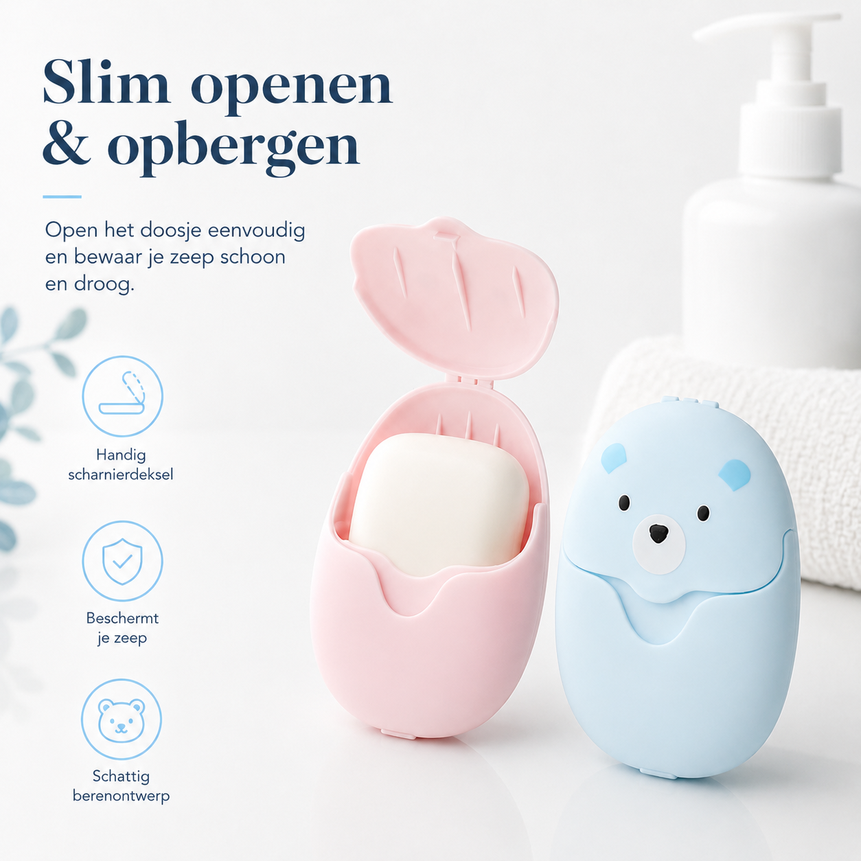Handige Reispapierzeepjes