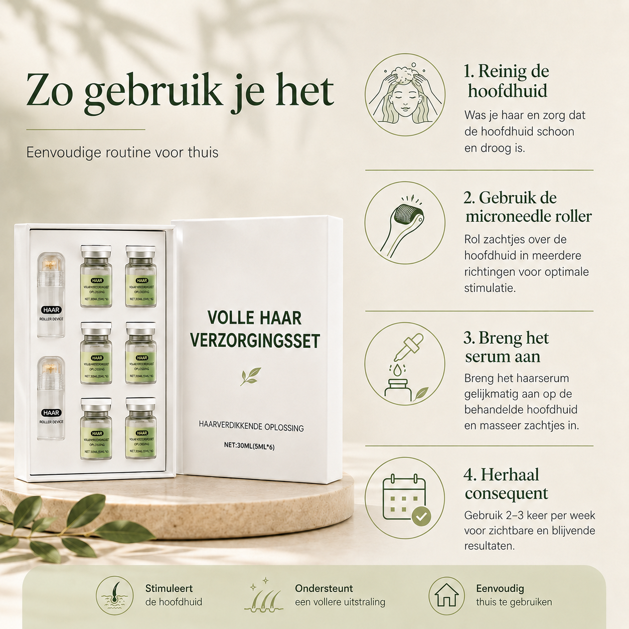 Volle Haar Verzorgingsset