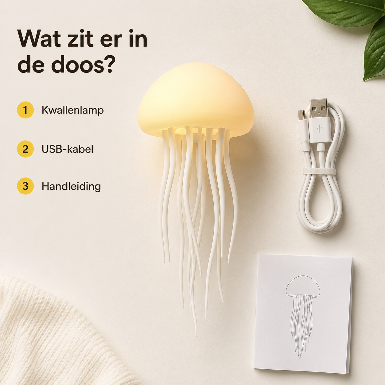 Dansende Kwallen Nachtlamp