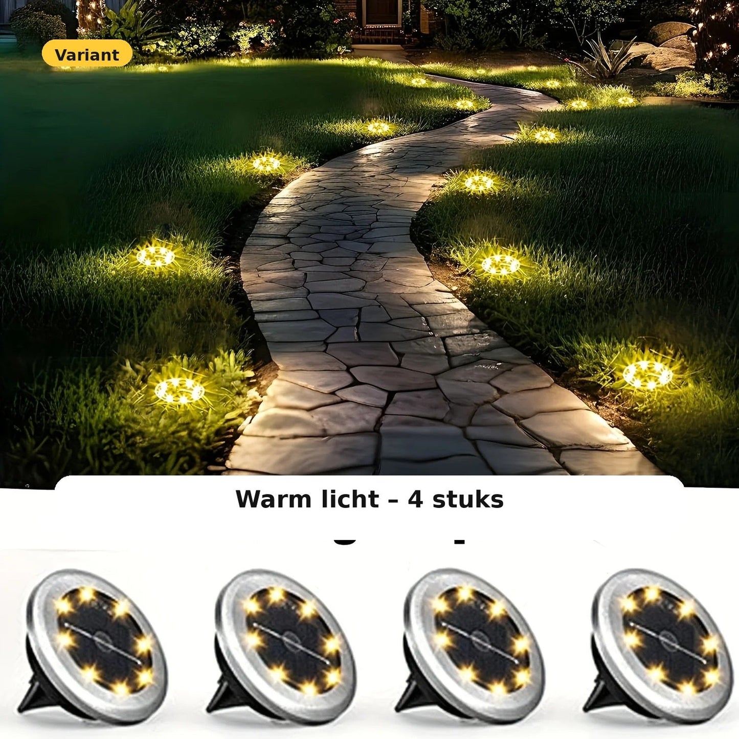 Zonverlichte Tuinlampjes