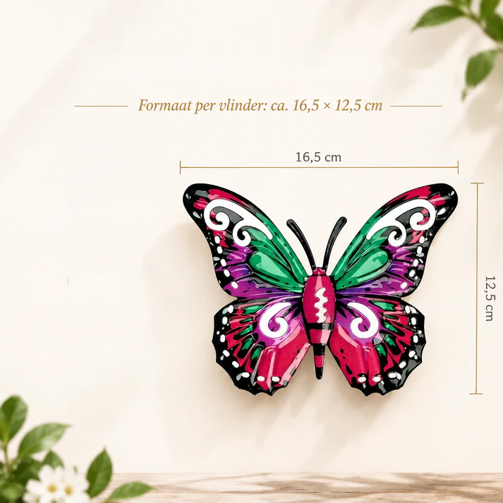 Betoverende Vlinder Wanddecor