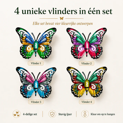 Betoverende Vlinder Wanddecor