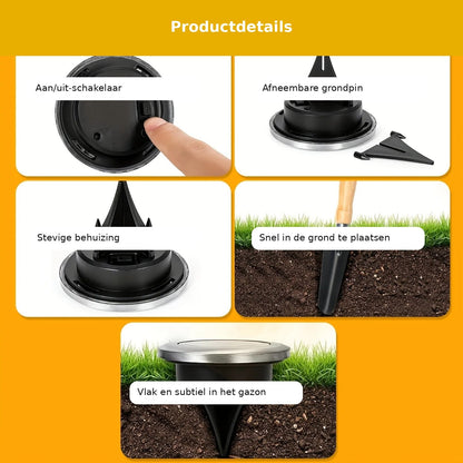 Zonverlichte Tuinlampjes