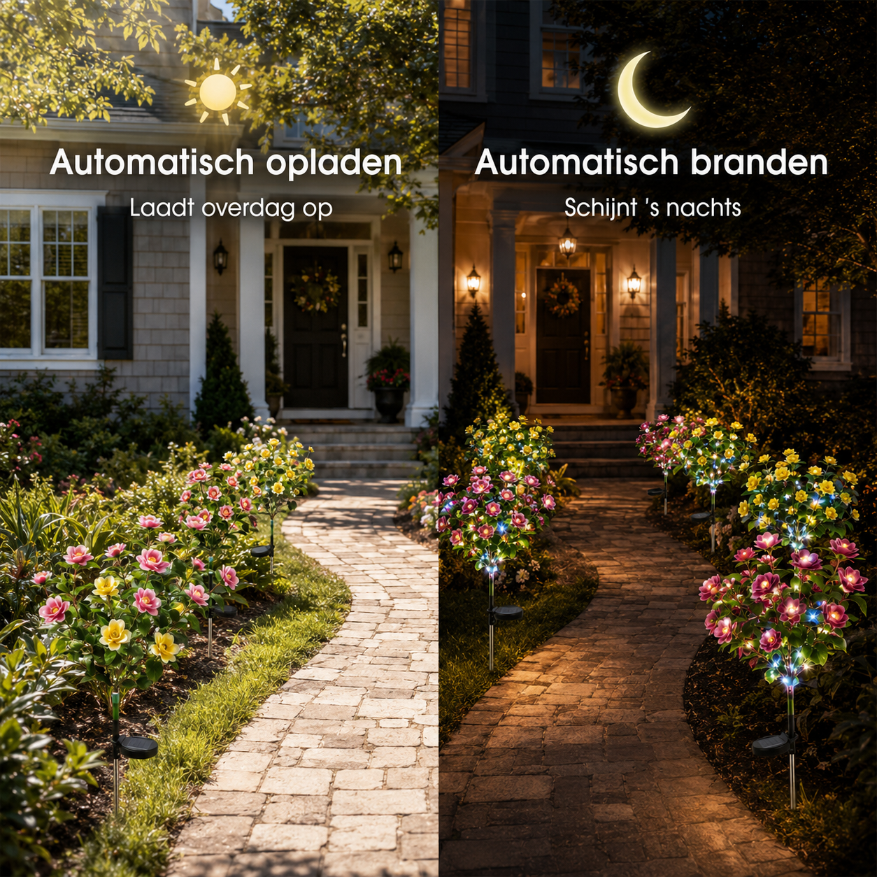 Stralende Solar Bloemen Lamp