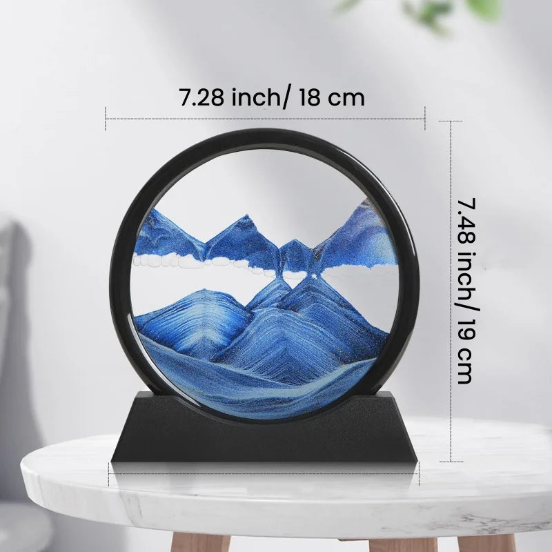 Betoverende 3D Zandloper Drijfzand