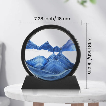 Betoverende 3D Zandloper Drijfzand