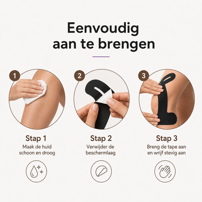 Krachtige Knie Tape