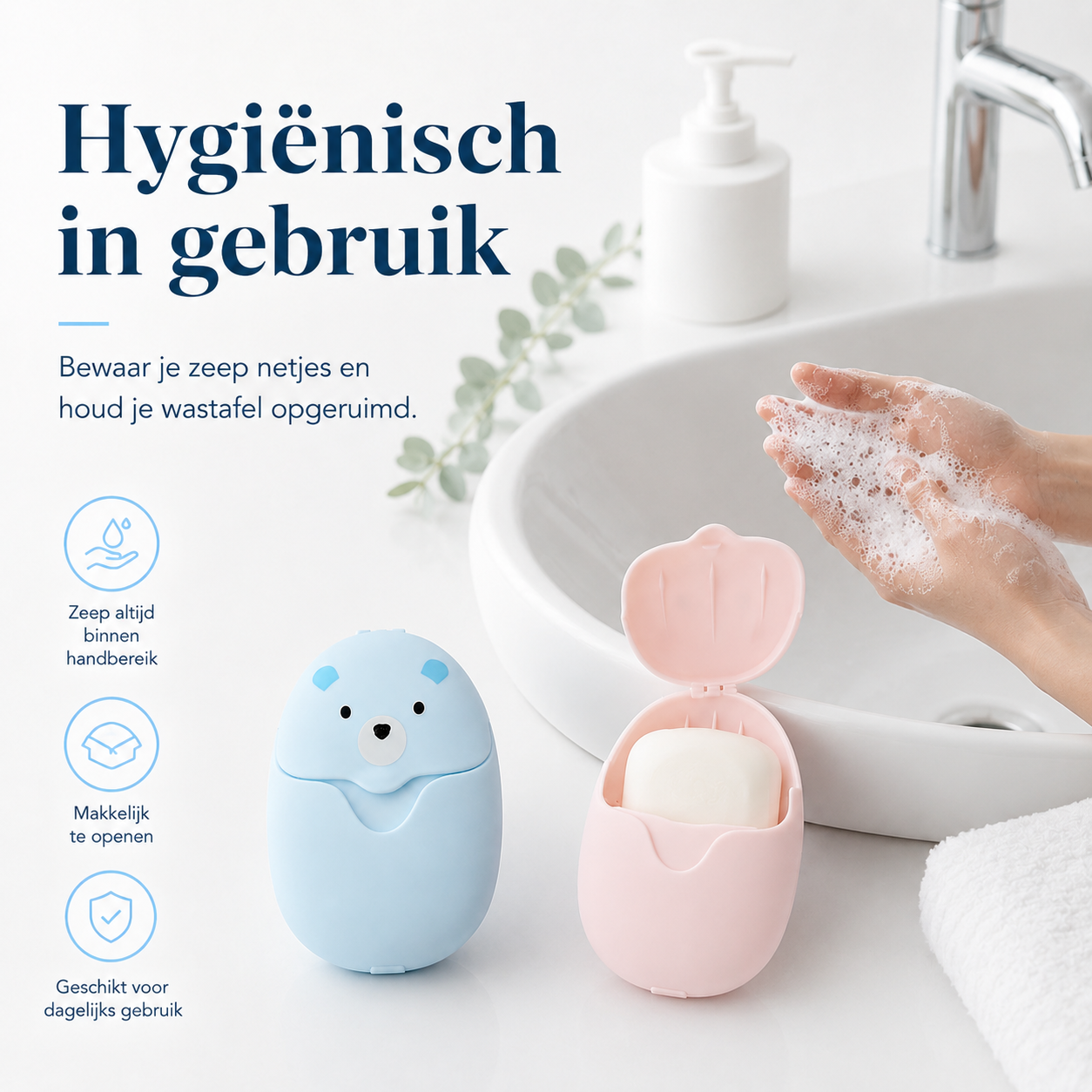 Handige Reispapierzeepjes