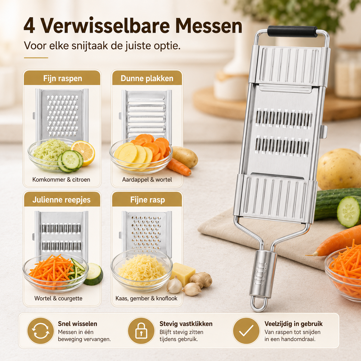 Slimme Groentesnijder Set