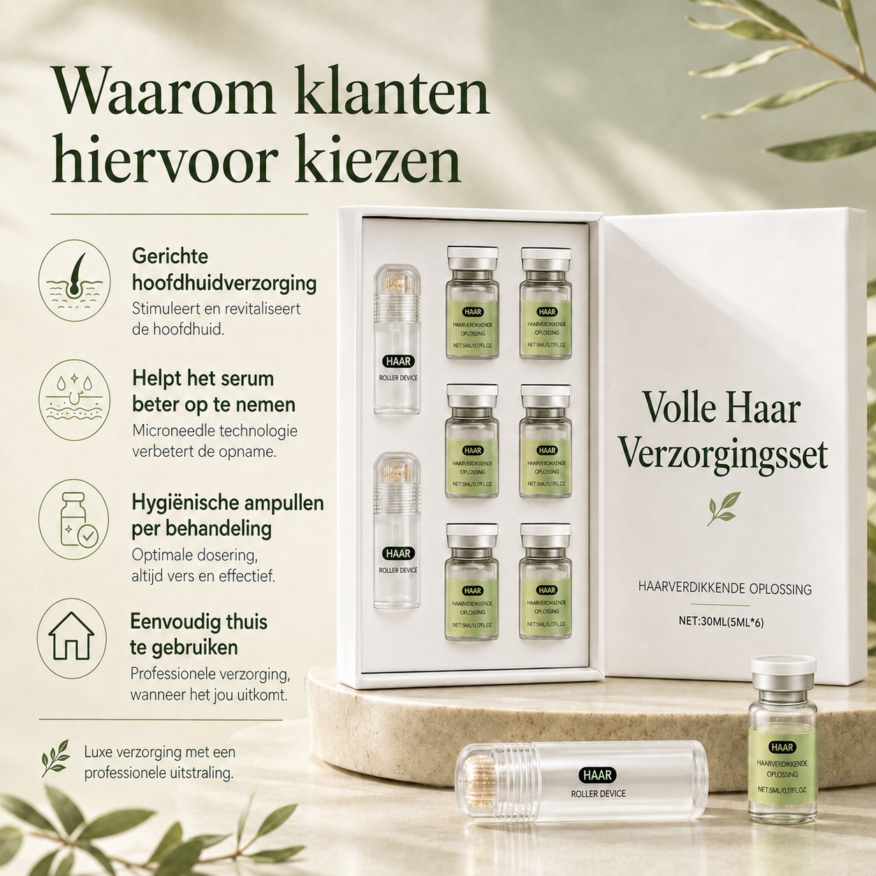Volle Haar Verzorgingsset