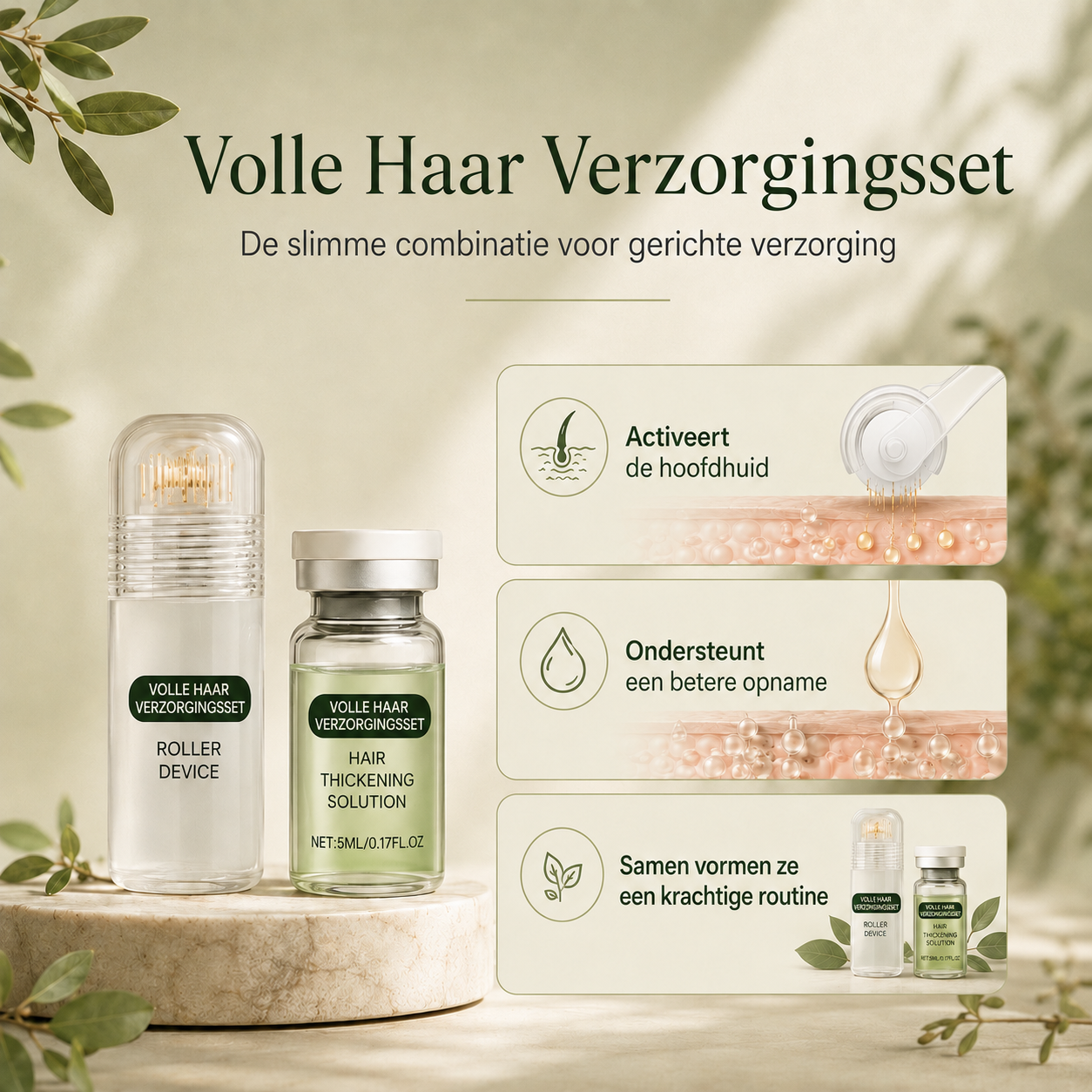 Volle Haar Verzorgingsset