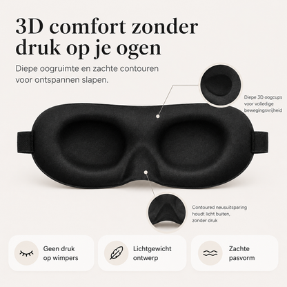 Zachte 3D Slaapmasker
