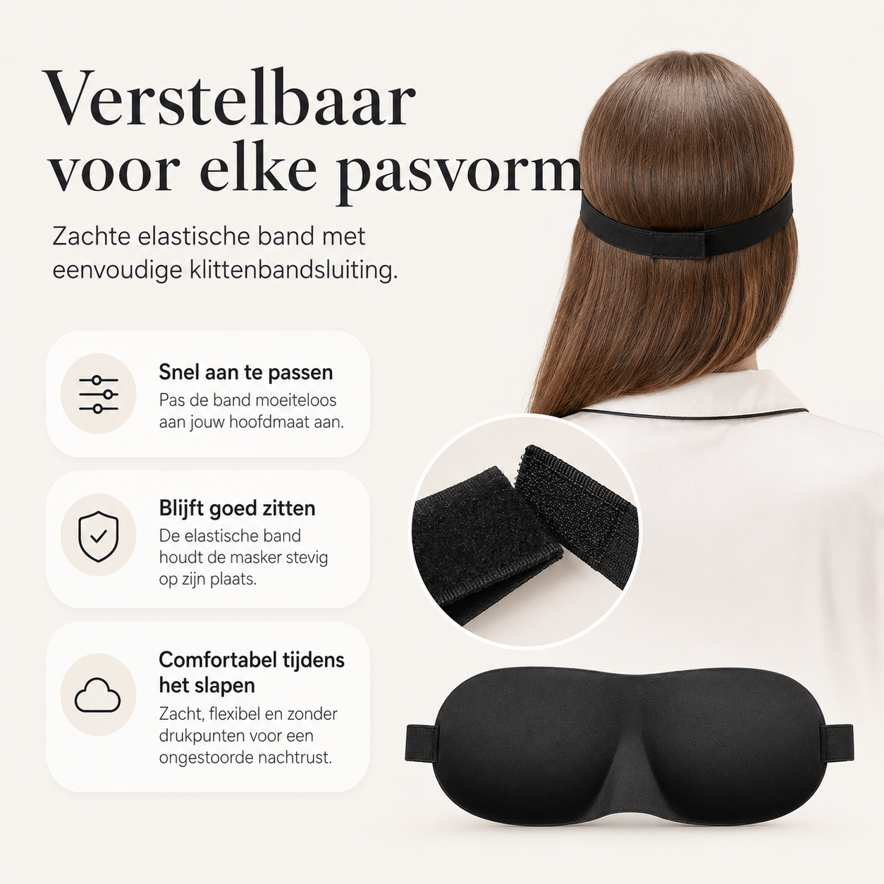 Zachte 3D Slaapmasker