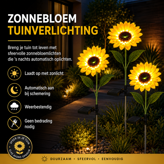 Zonnebloem Tuinverlichting