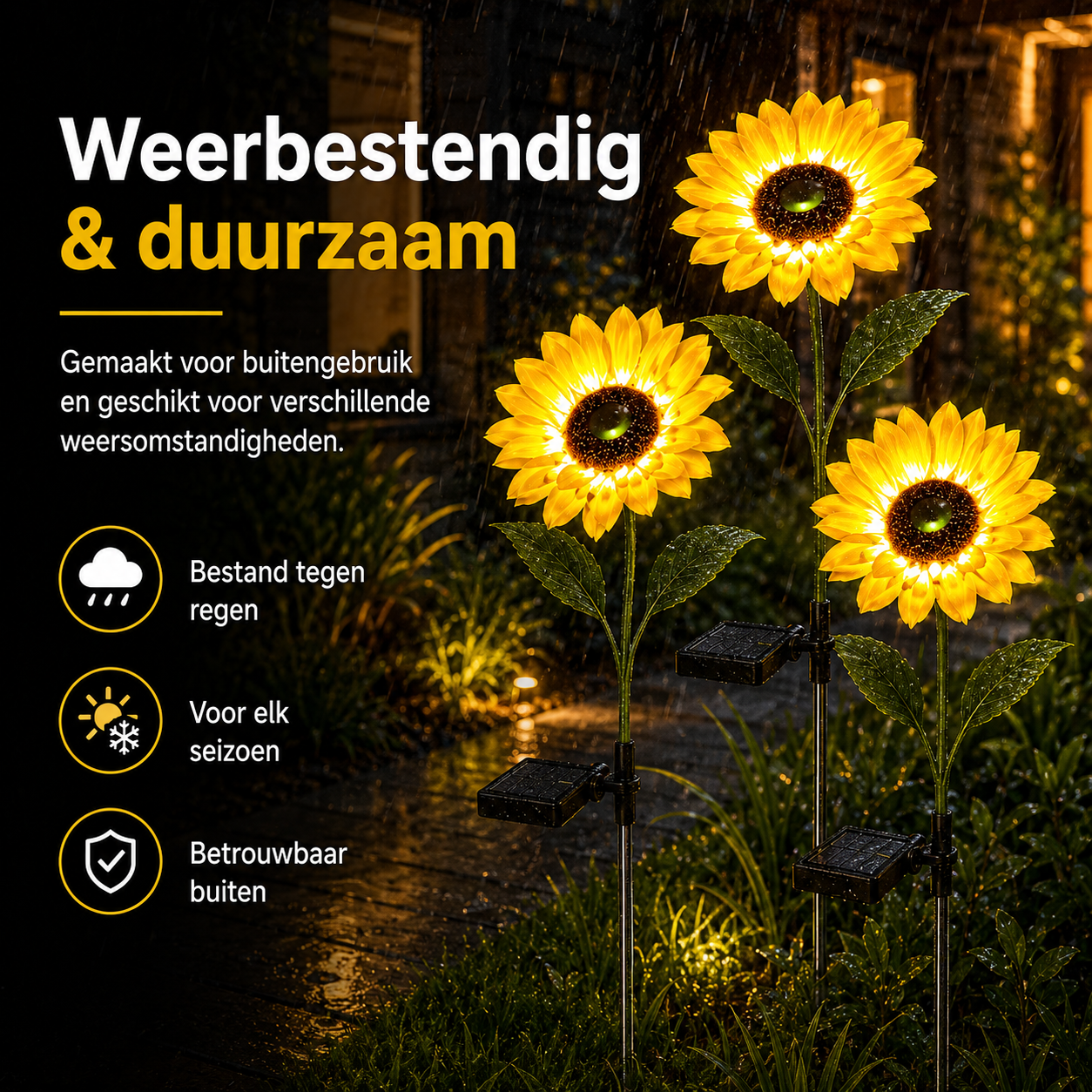 Zonnebloem Tuinverlichting