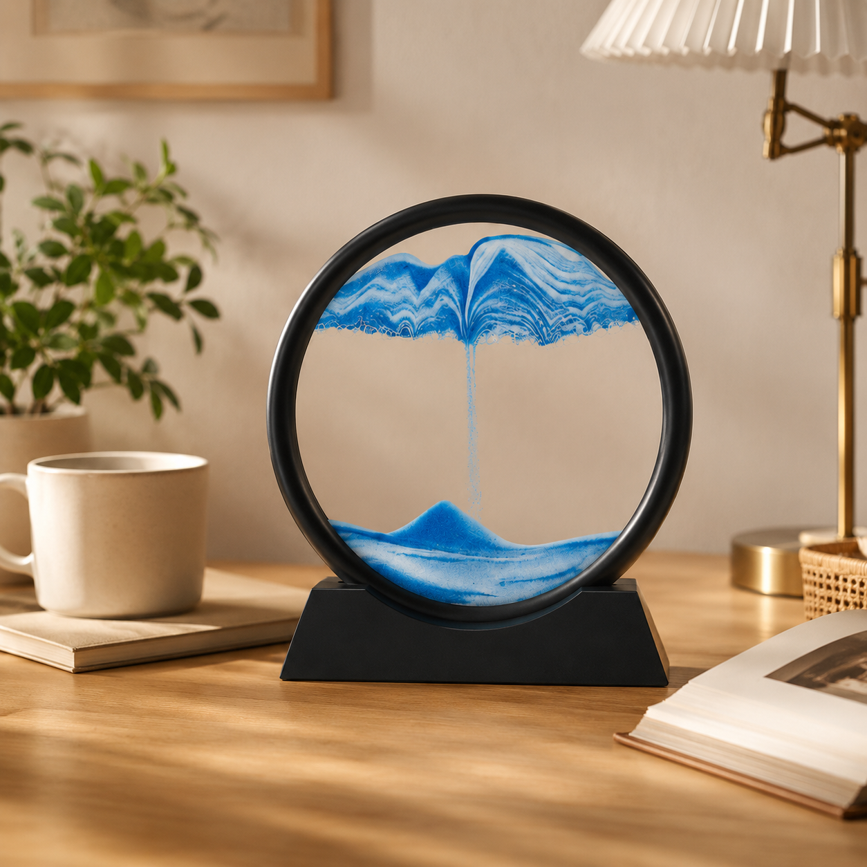 Betoverende 3D Zandloper Drijfzand