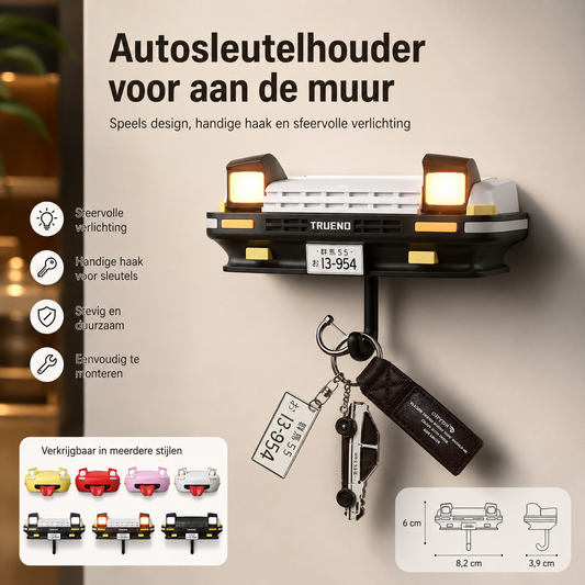 Sleutelhouder met Autokoplamp