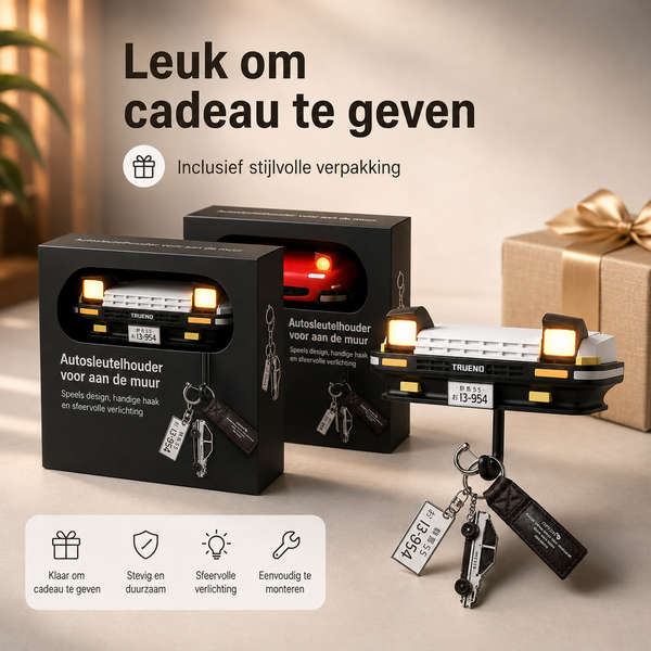 Sleutelhouder met Autokoplamp