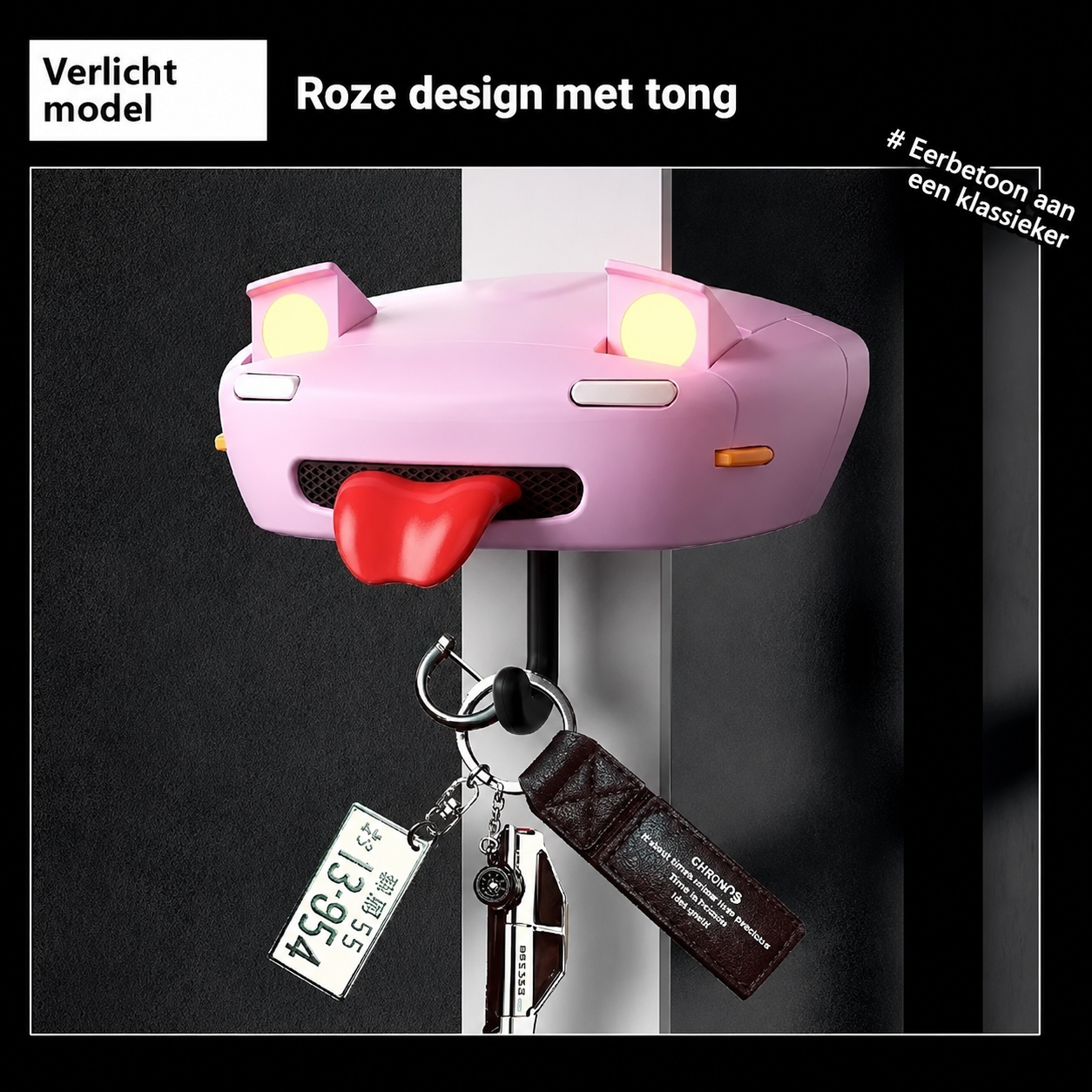 Sleutelhouder met Autokoplamp