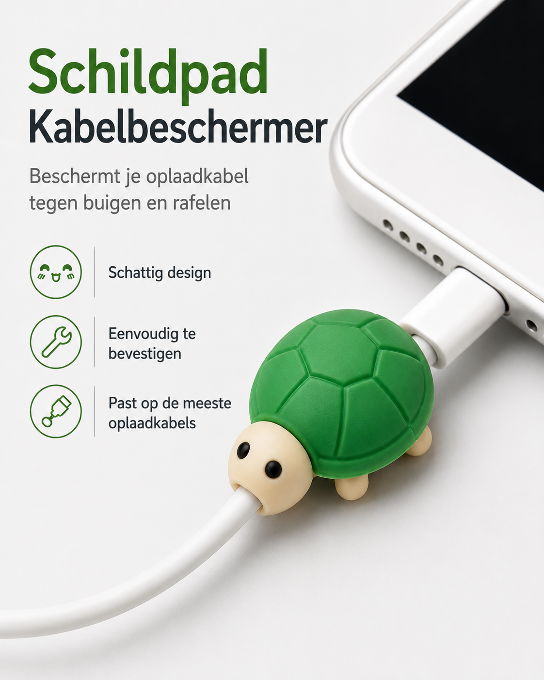 Schattige Kabelbeschermer voor iPhone