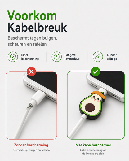 Schattige Kabelbeschermer voor iPhone