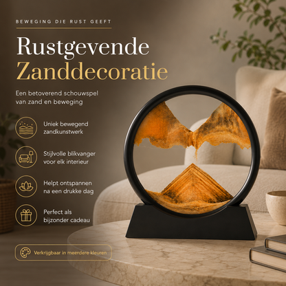 Betoverende 3D Zandloper Drijfzand