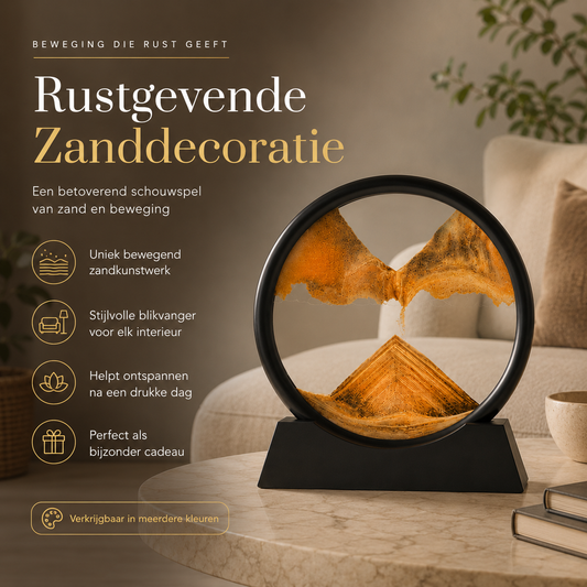 Betoverende 3D Zandloper Drijfzand