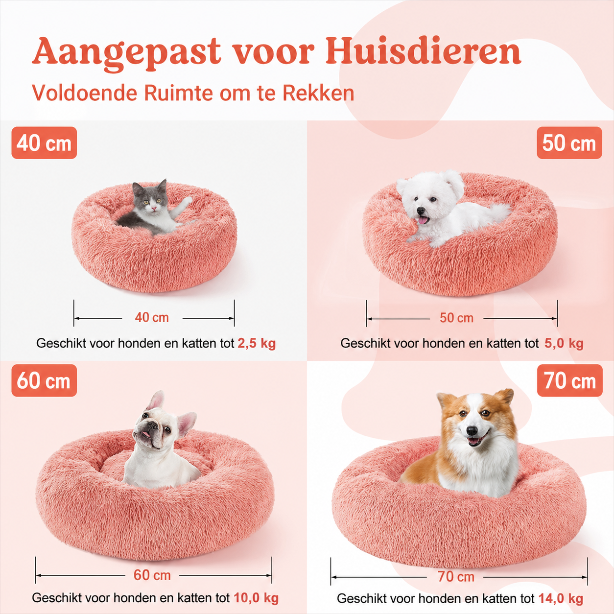 Donut Rustbed — Eindelijk een huisdier dat de hele nacht doorslaapt