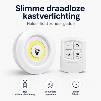 Draadloze Kastlamp met Dimbare LED