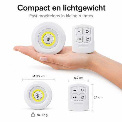 Draadloze Kastlamp met Dimbare LED