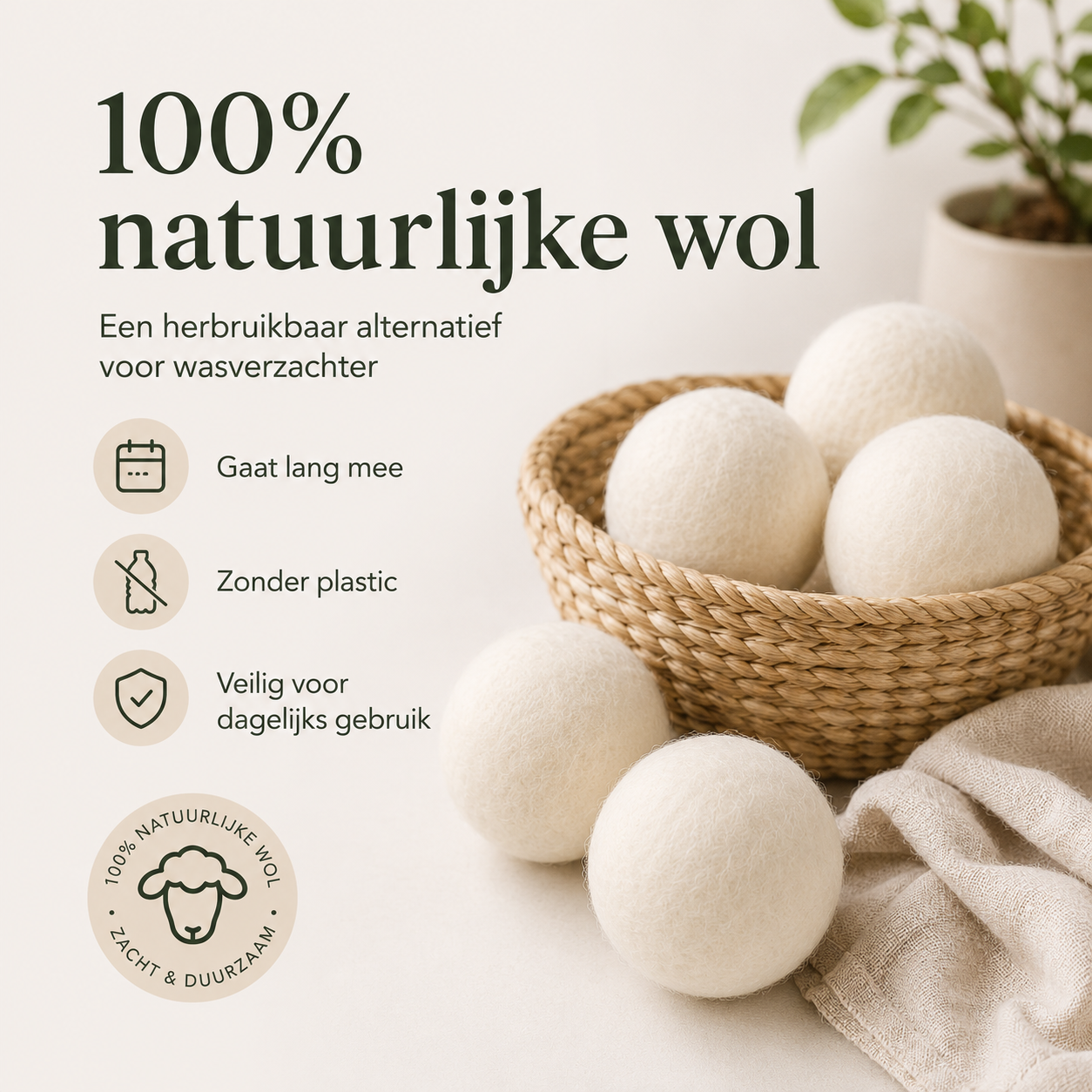 Duurzame Wasdroger Ballen