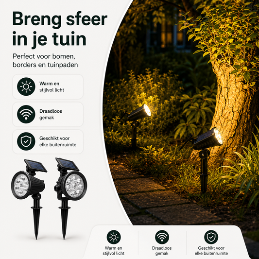 Kleurrijke Zonnelampen voor Buiten