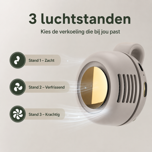 Kleine Draagbare Clip Ventilator