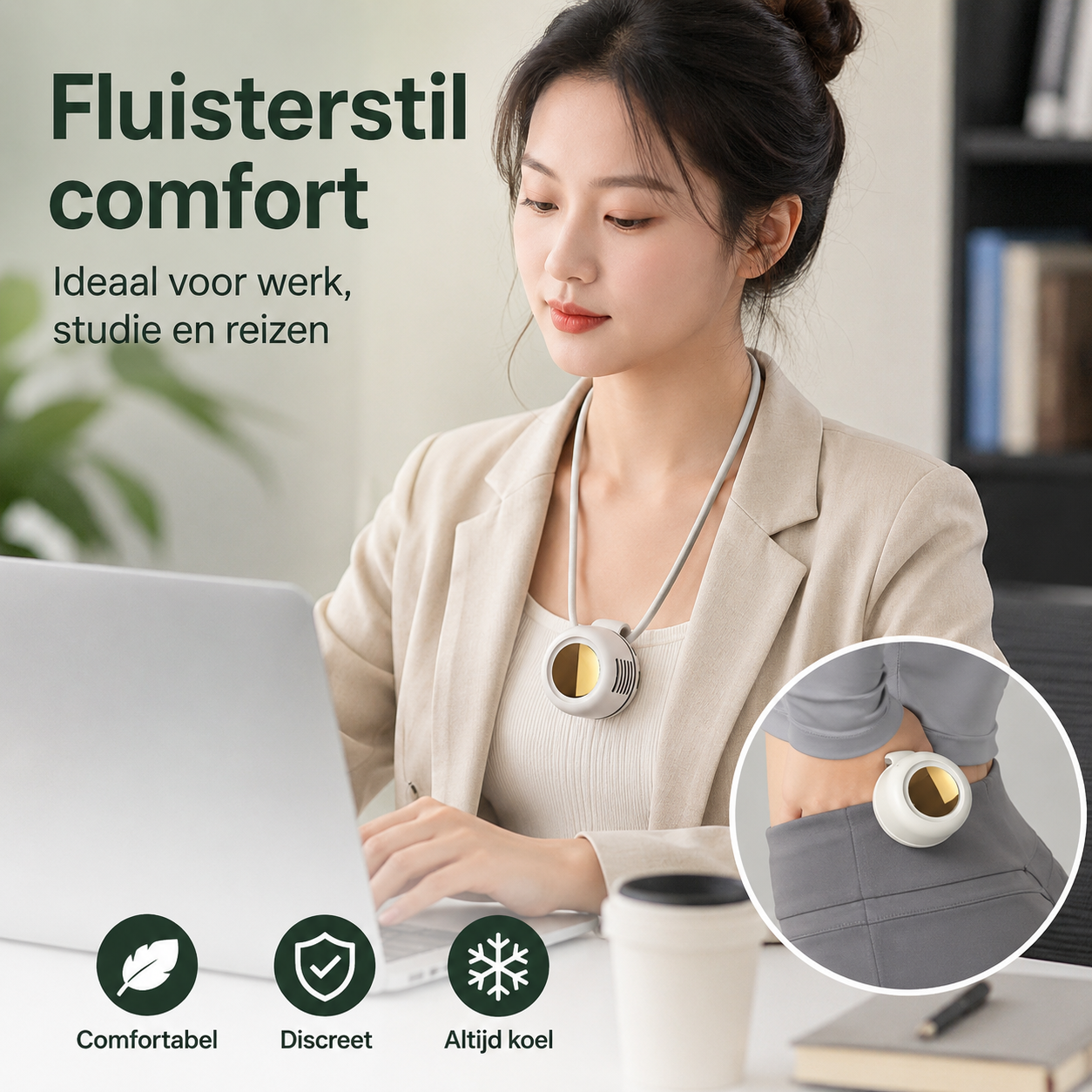 Kleine Draagbare Clip Ventilator