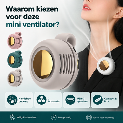 Kleine Draagbare Clip Ventilator