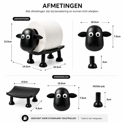 Schattige Schaaphouder voor WC-Papier