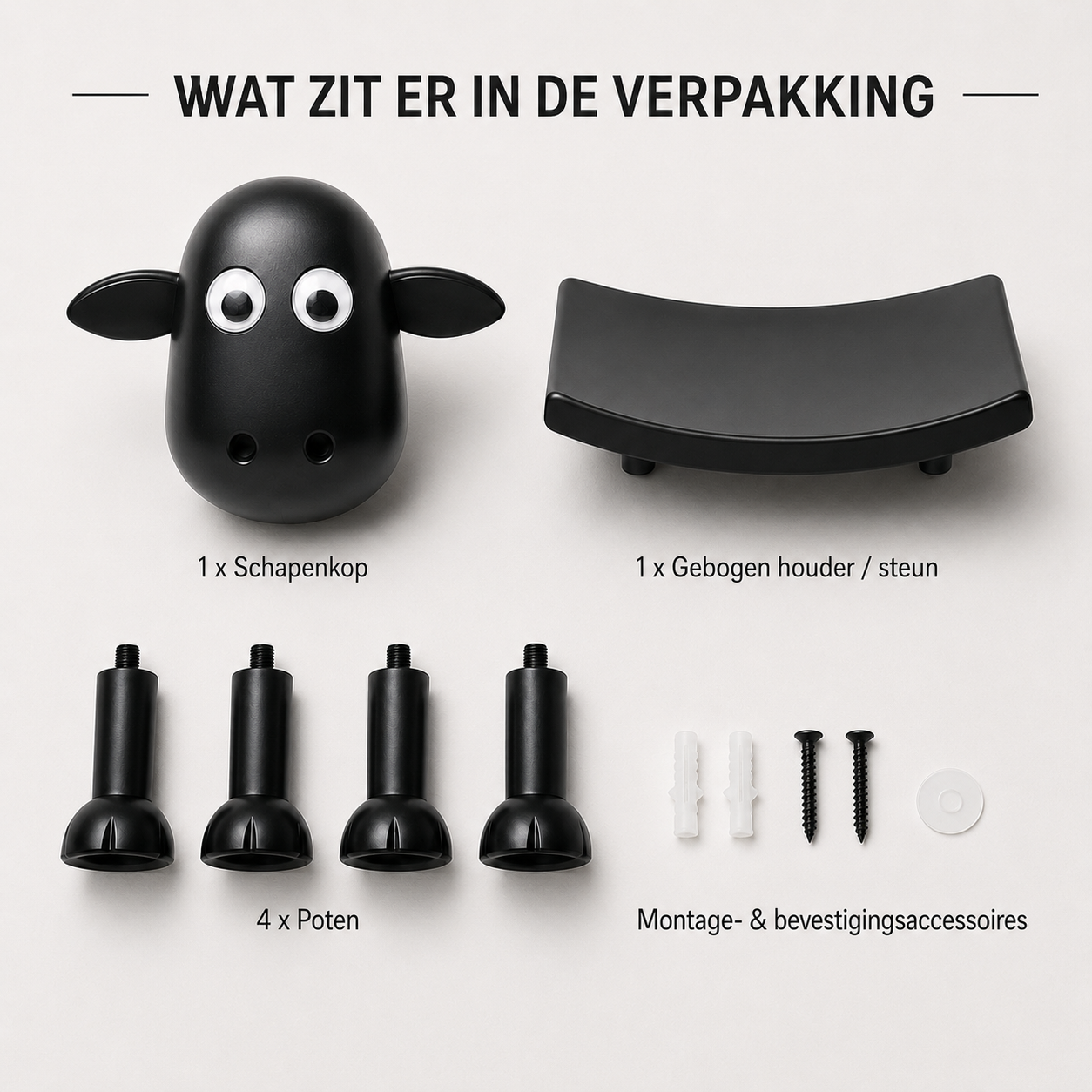 Schattige Schaaphouder voor WC-Papier