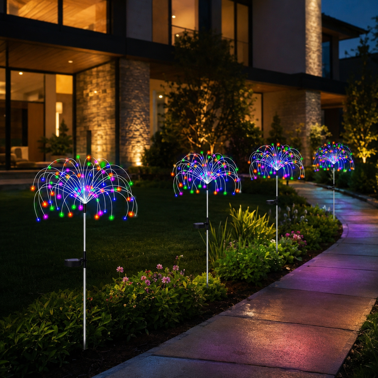 Betoverende Zonne-LED Tuinlampen