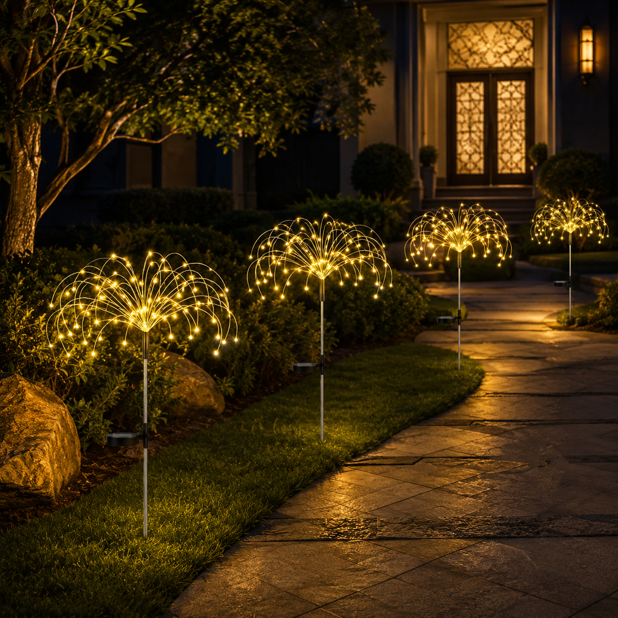 Betoverende Zonne-LED Tuinlampen