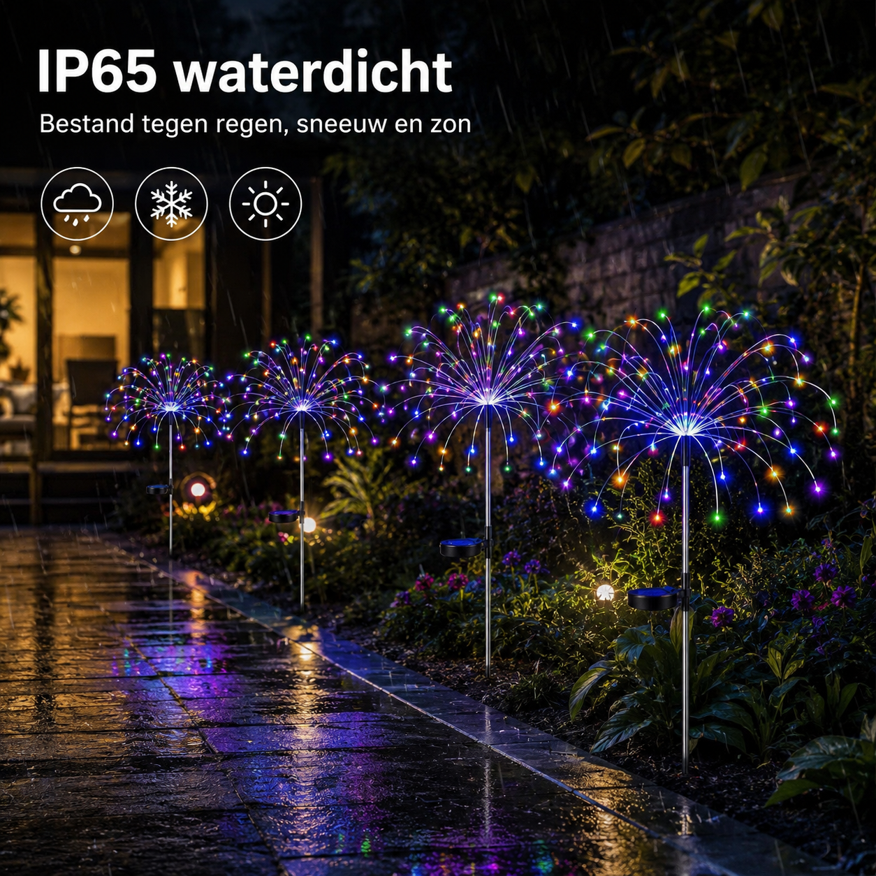 Betoverende Zonne-LED Tuinlampen