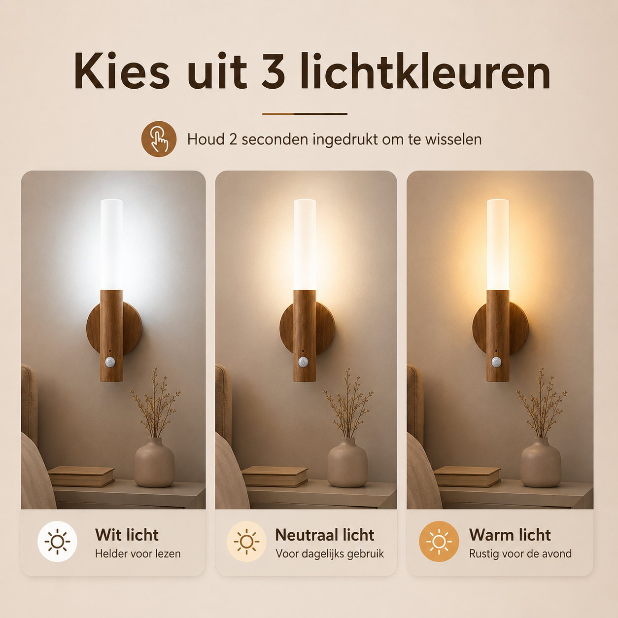 Slimme LED Nachtlamp