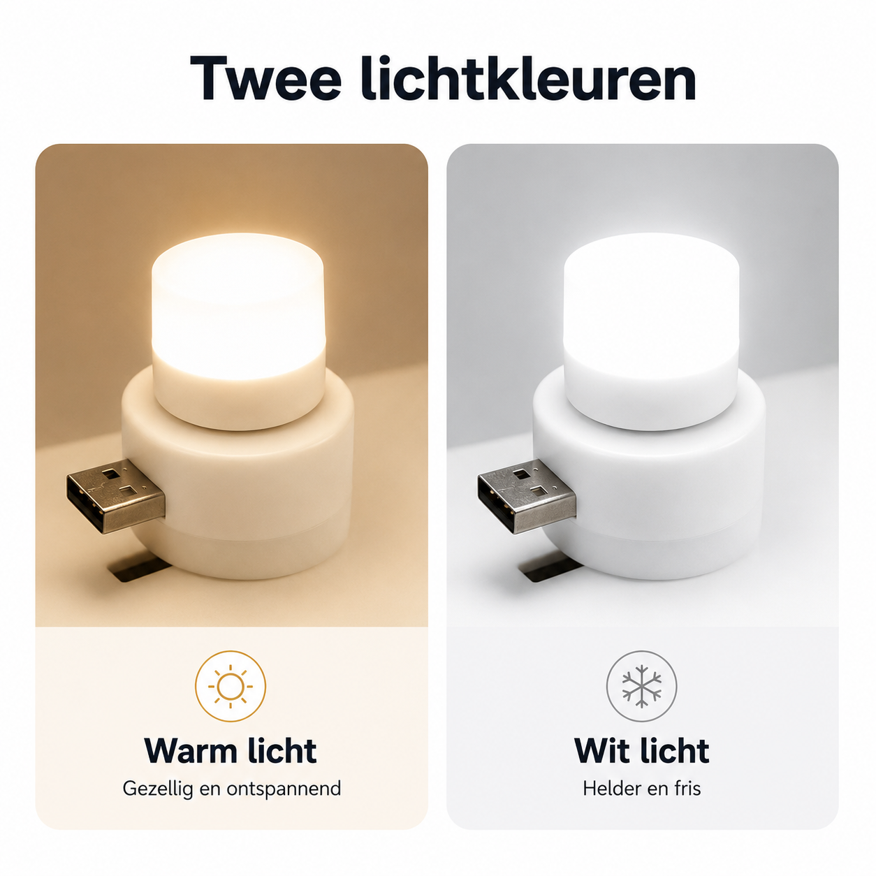 Mini USB Lampje