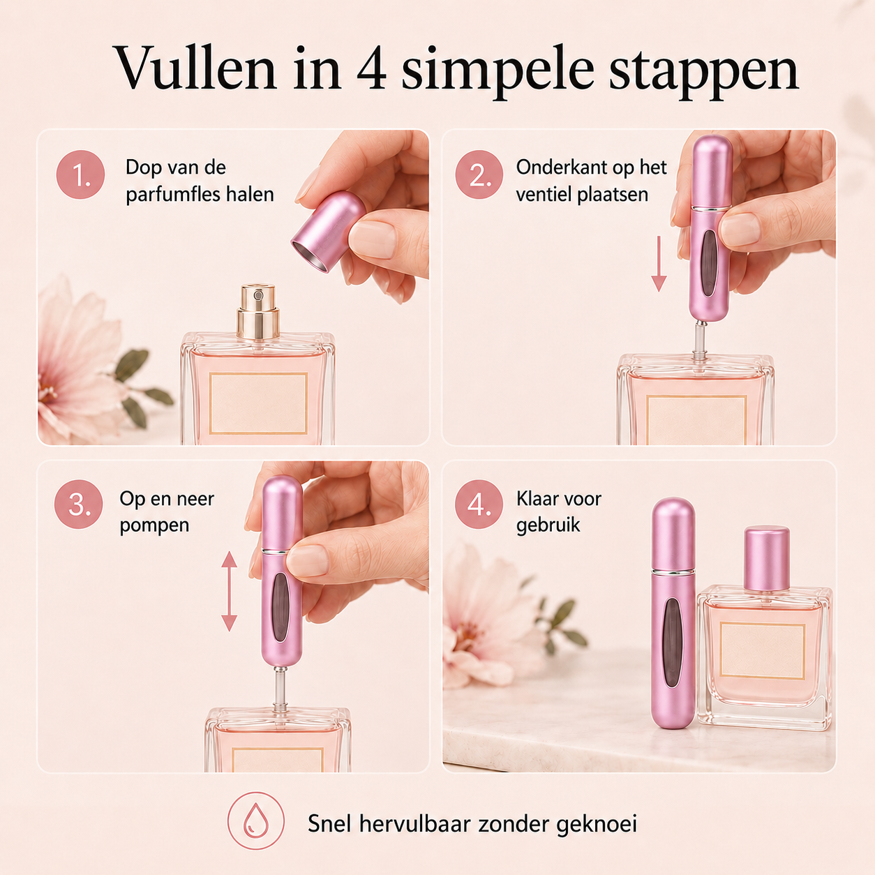 Navulbare Mini Parfum Sprayer