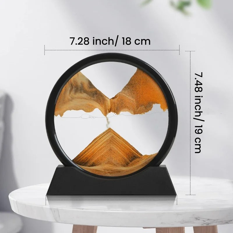 Betoverende 3D Zandloper Drijfzand